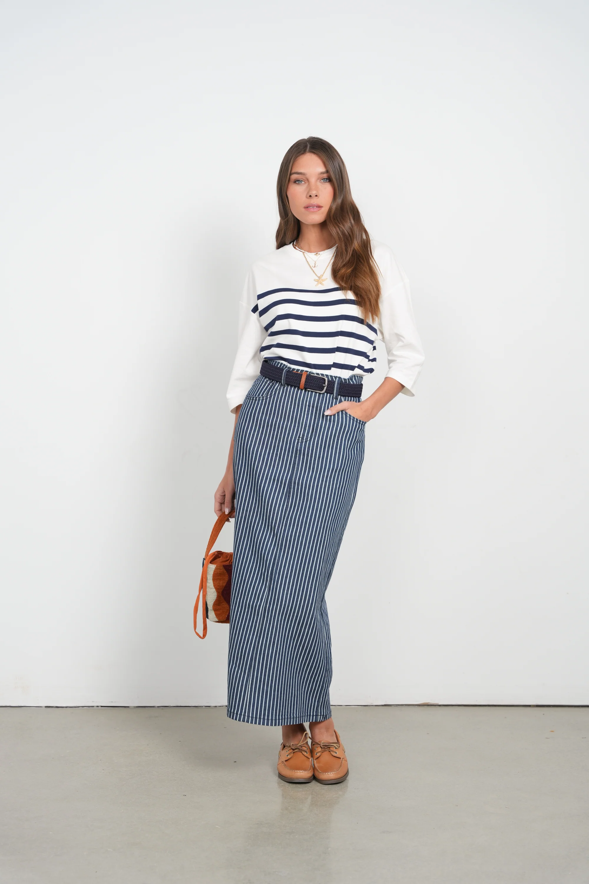 Point Jersey Stripe Tee - Image 4
